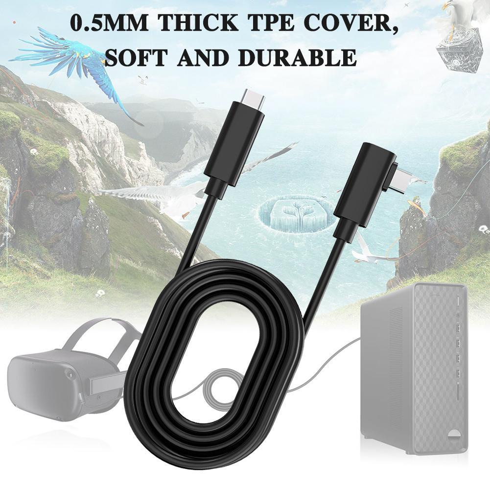 Dây cáp Oculus Quest2 5M Usb3.2 W1I1 B5G9 N0D0 I7Q5 I4G4 Type-C Link A6Y1