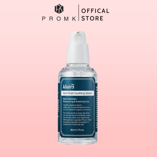 Tinh chất dưỡng ẩm sâu Klairs Rich Moist Soothing Serum 80ml