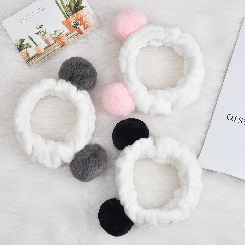 Băng đô thiết kế kiểu gấu trúc xinh xắn