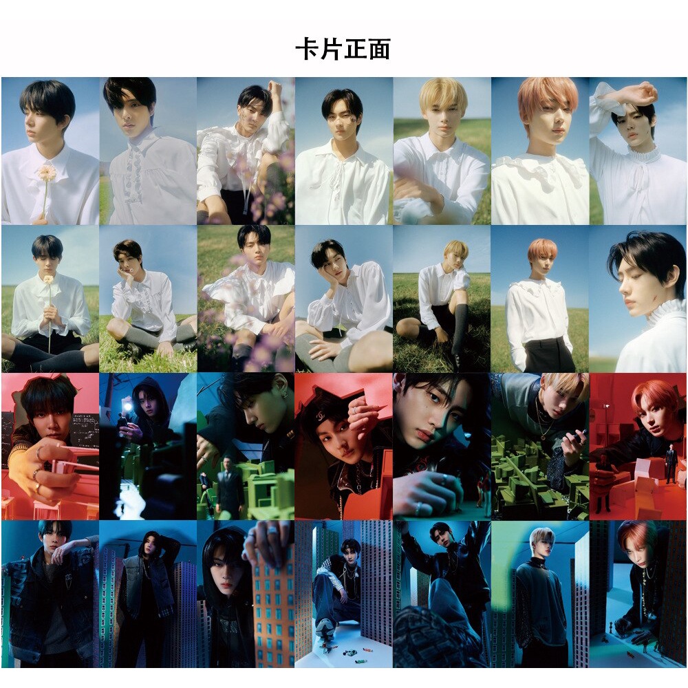 55 unids/set Kpop SEVENTEEN postal, nuevo álbum, tarjeta de fotos a su elección, tarjetas fotográficas HD, póster de