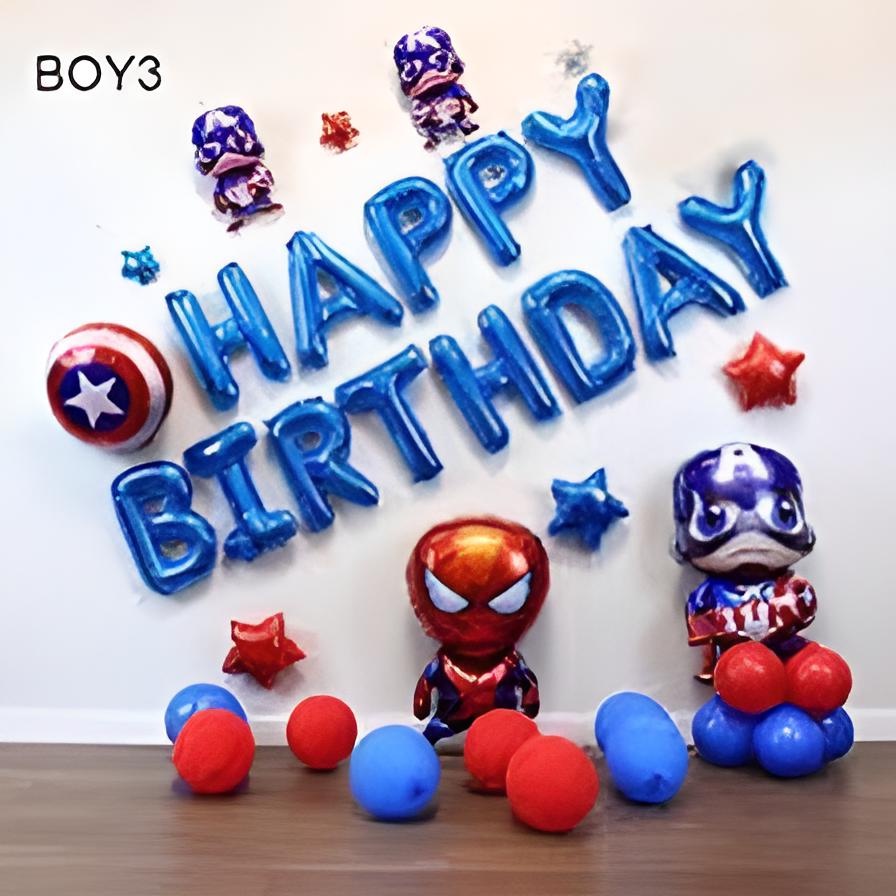 [Ảnh thật] Set trang trí sinh nhật lung linh HPBD (COMBO 129)