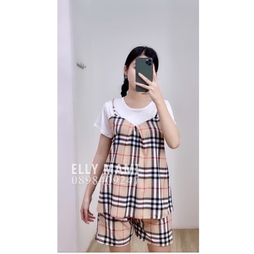 bộ đồ mặc bầu và sau sinh mới 2021