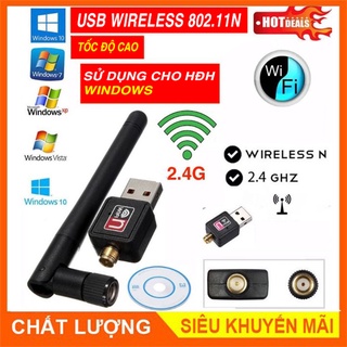 USB wireless 802.11n - Thiết Bị Thu Sóng Wifi Cho Máy Tính Để Bàn