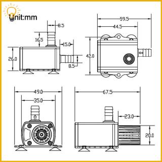 Máy bơm nước mini cho hồ cá