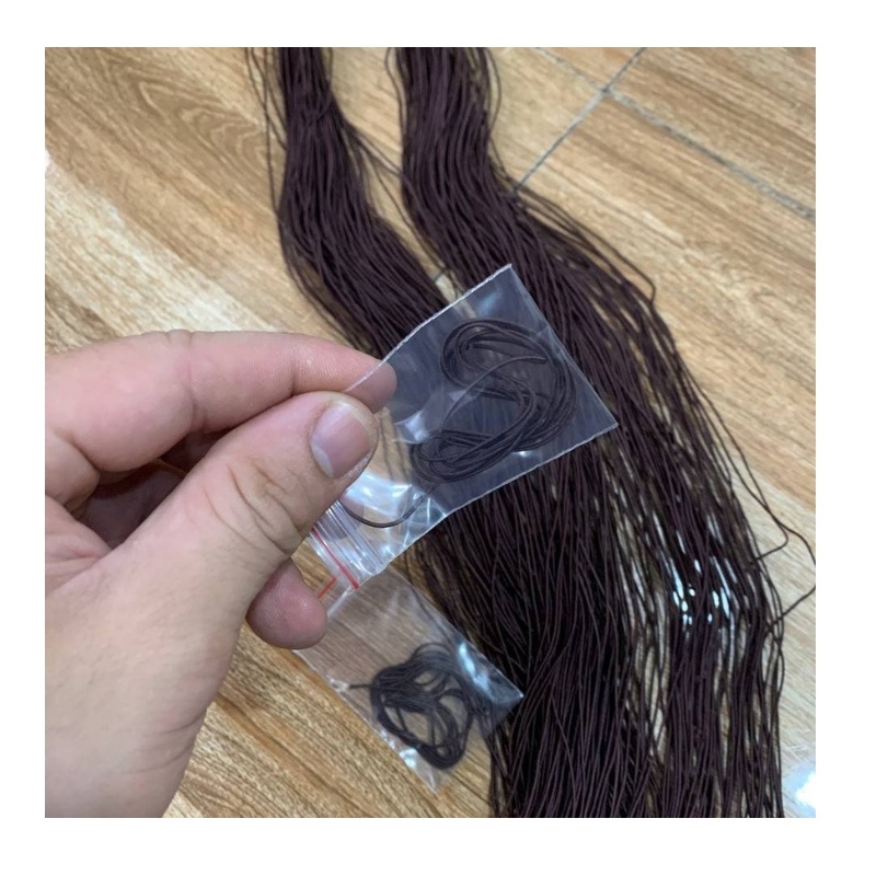 Dây thun chỉ, dây thun xỏ vòng, dây xâu vòng có Độ Co Giãn Cao - Duy Nhất màu NÂU