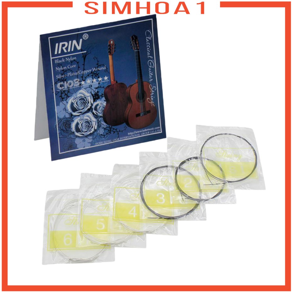 Set 6 Dây Đàn Guitar Thay Thế Simhoa1