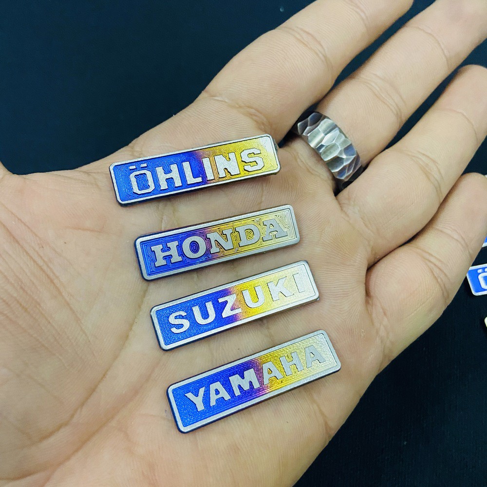 [CỰC RẺ] TEM TITAN MINI NHỎ TRANG TRÍ NHIỀU LOẠI XE MÁY MẪU MỚI