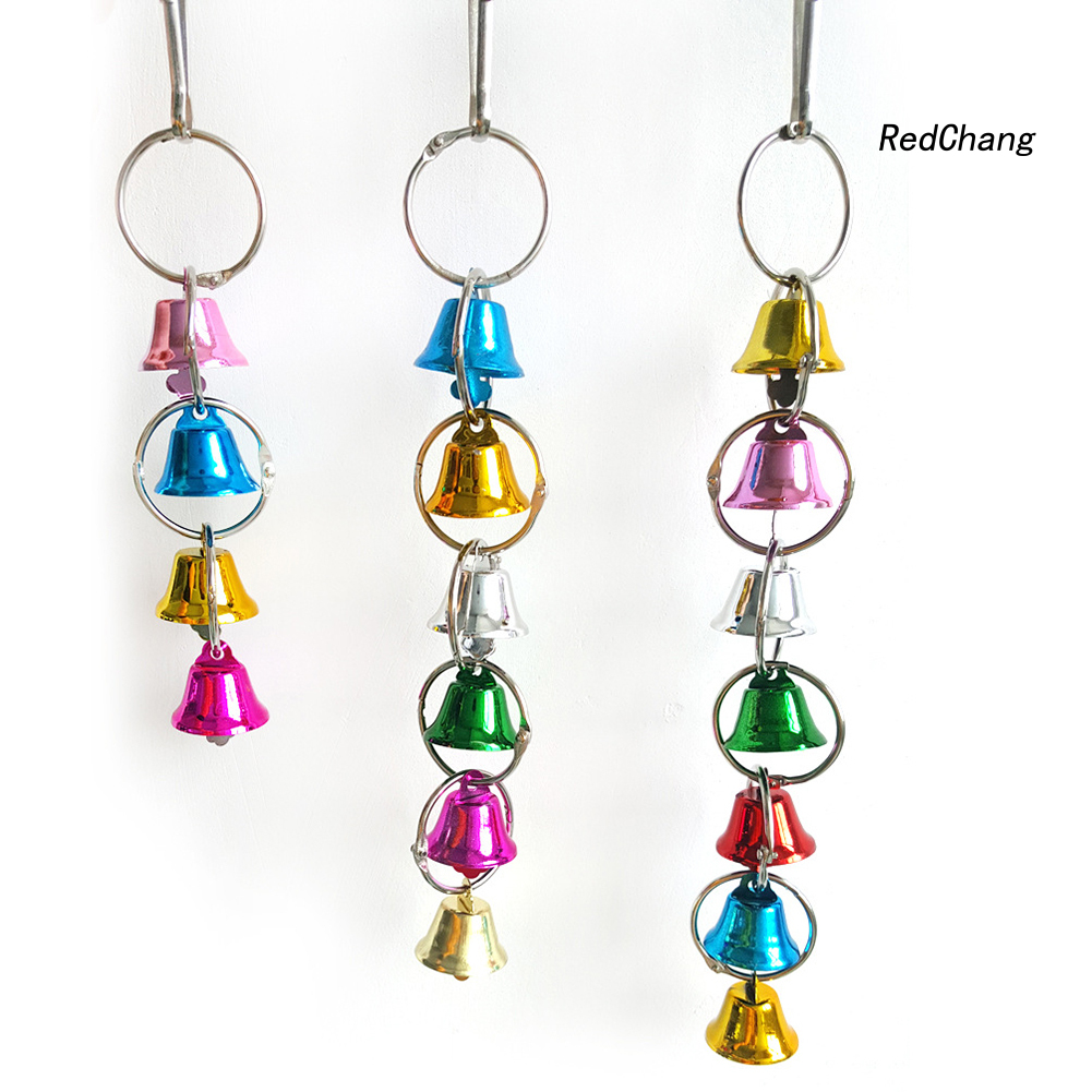Chuông Đồ Chơi Nhiều Màu Sắc Vui Nhộn Cho Vẹt