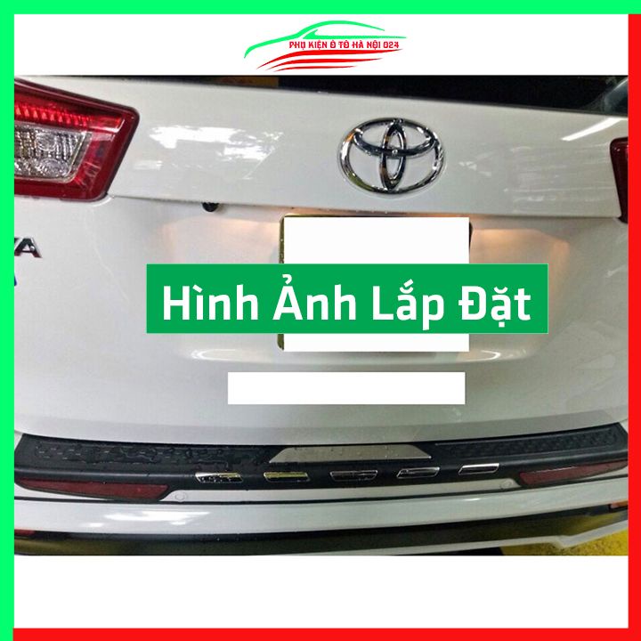 Ốp chống trầy cốp ngoài nhựa đen Honda HRV, H-RV hàng loại 1 dán cốp sau chống xước trang trí xe