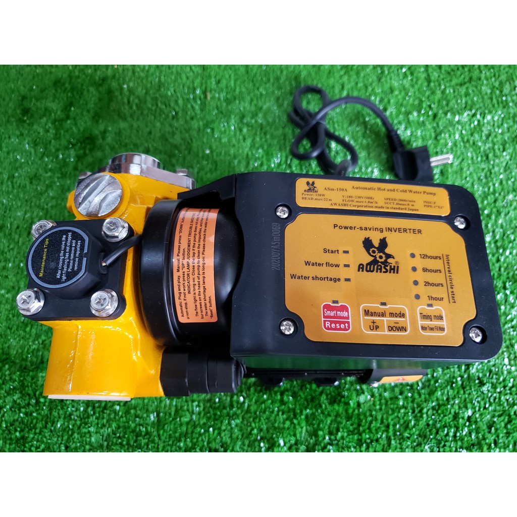 Máy bơm tăng áp Awashi Asm 150W-1500W