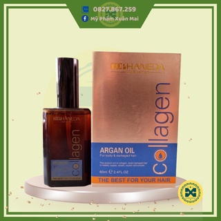 Tinh Dầu Dưỡng Tóc Haneda Collagen Argan Oil