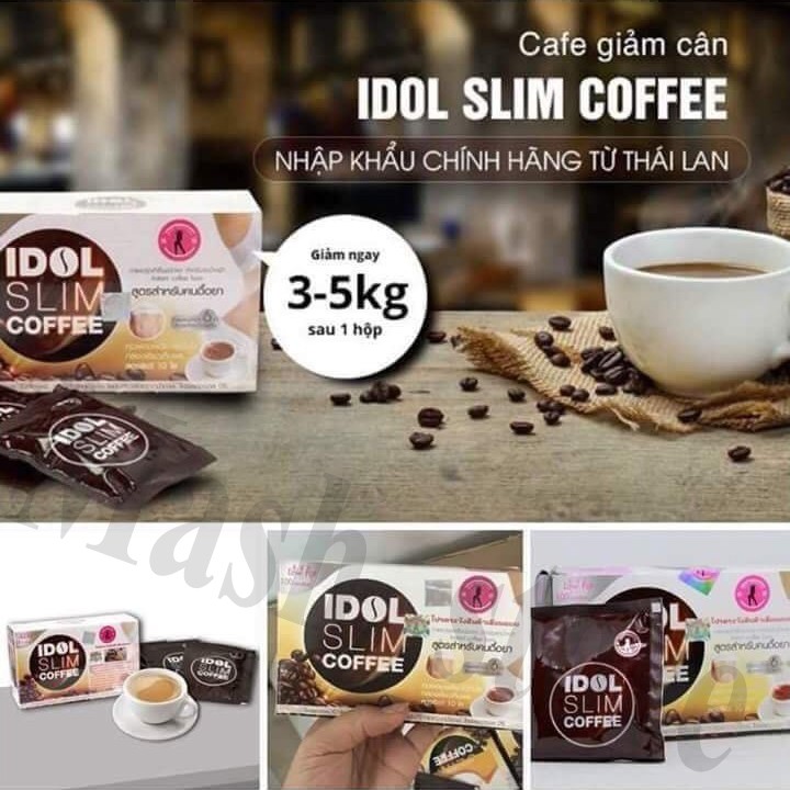 (Hộp 10 gói) CÀ PHÊ GIẢM CÂN THÁI LAN IDOLE SLIM COFFE_MaskStore4 | BigBuy360 - bigbuy360.vn