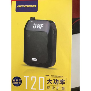 Máy trợ giảng không dây Aporo T20, T9 plus  UHF có bluetooth
