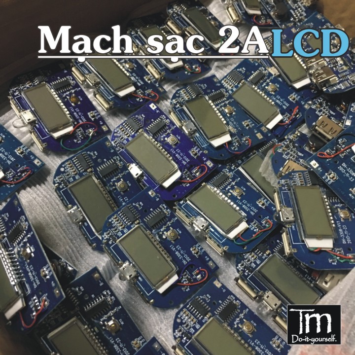 Mạch Sạc Dự Phòng 2A LCD