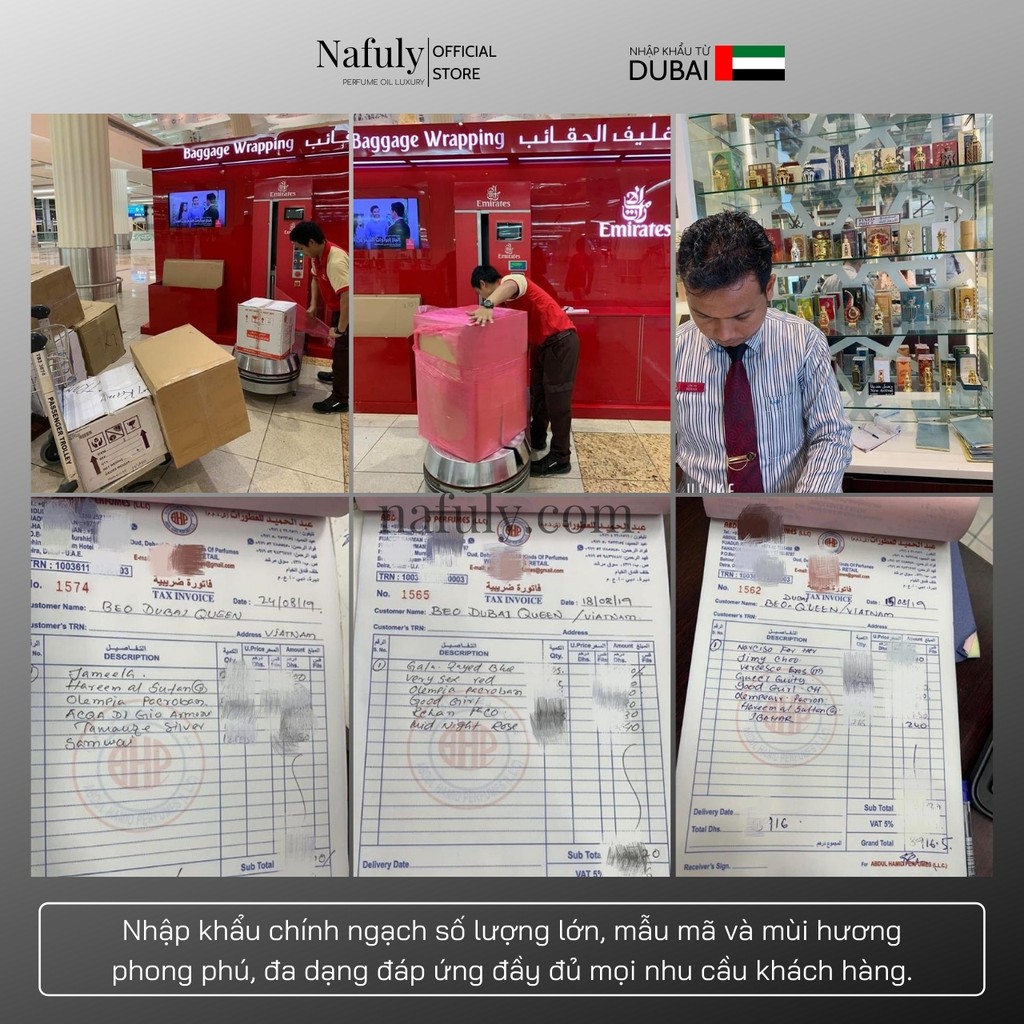 Tinh Dầu Nước Hoa Dubai Queen Ibhaar Khadlaj Nội Địa Nam Chính Hãng Nafuly Cao Cấp Giành Cho Nam Nữ Dung Tích 18ml | Thế Giới Skin Care