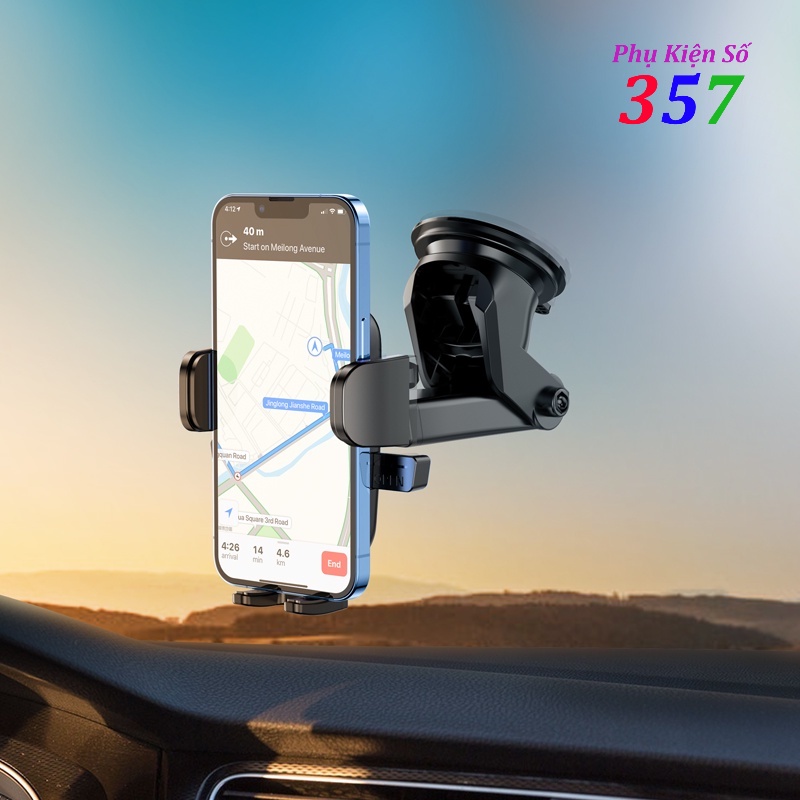 Giá đỡ điện thoại ô tô Borofone BH60 Xoay 360 Độ