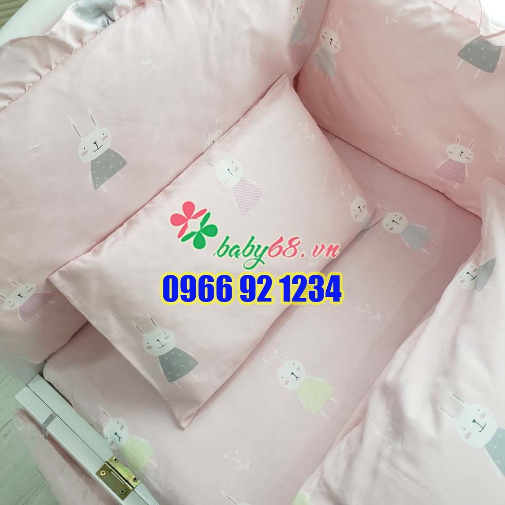 Set quây cũi vải Umoo 9 món cao cấp