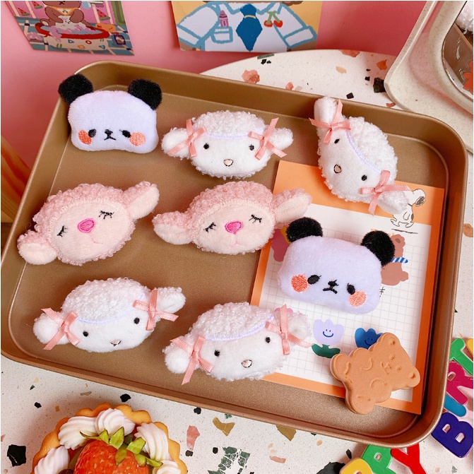 Móc cài bông Con vật cute, ghim cài trang trí balo túi chéo quần áo thời trang Hàn Quốc dễ thương đẹp rẻ