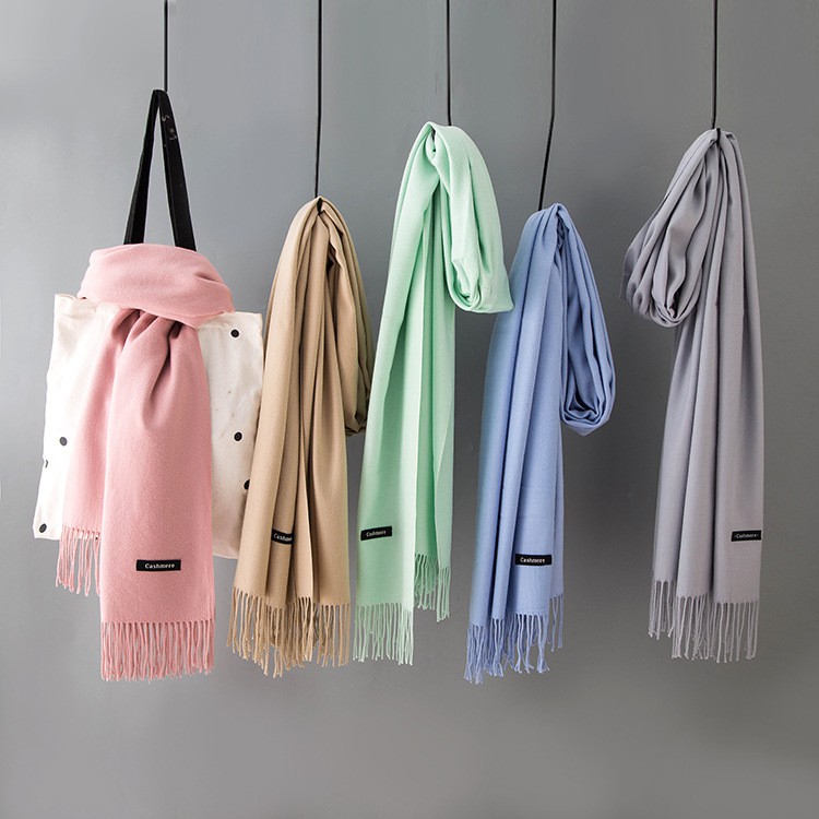 Khăn quàng cổ Cashmere FREESHIP Khăn quàng cổ Cashmere 70*140cm nhiều màu