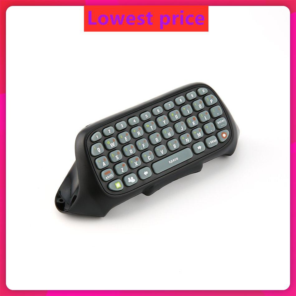 Wireless Controller Messenger Game Keyboard Keypad ChatPad For XBOX 360 Black