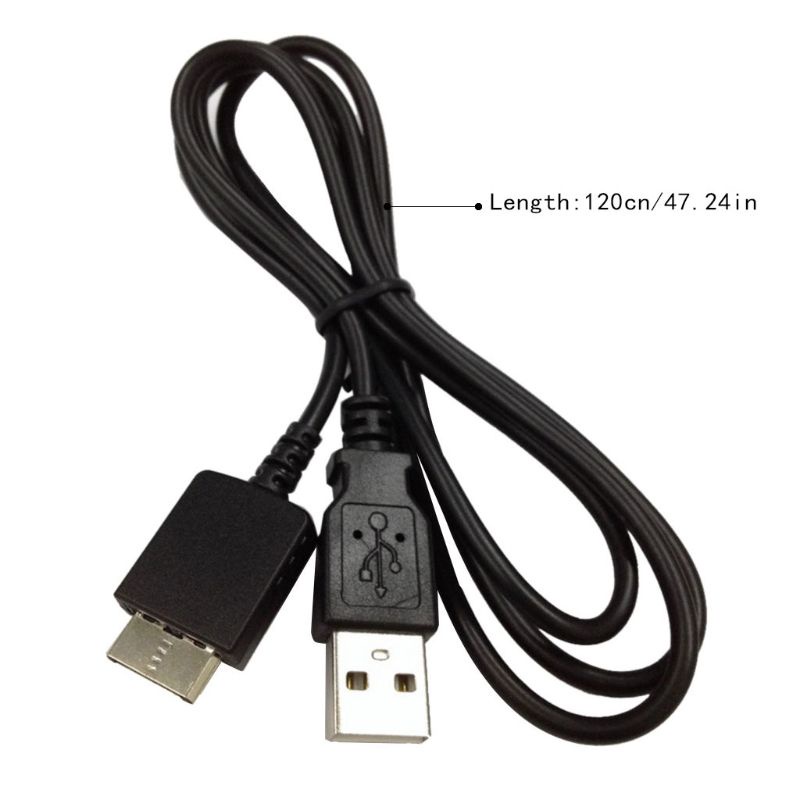 Dây cáp sạc truyền dữ liệu USB 120CM cho máy nghe nhạc MP3 Sony Walkman NWZ-S764BLK NWZ-E463RED NWZ-765BT