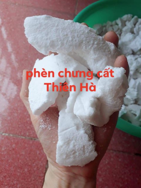 Phèn chua chưng cất trị hôi nách_hôi chân Thiên Hà