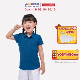 Áo thun polo trẻ em yody vải coolmax thoáng mát chuẩn form KID3056