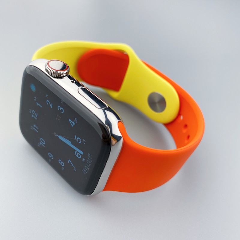 Dây Apple Watch cao su chống bẩn siêu mềm cho đồng hồ thông minh Series 7/6/5/4/3/2/1/SE T500 - Phụ Kiện Việt