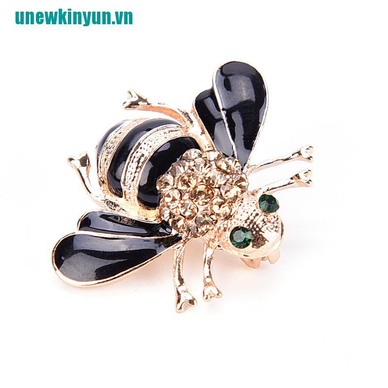 Y●Ghim Cài Áo Hình Con Ong Đính Đá Nhân Tạo Thời Trang Cho Nữ