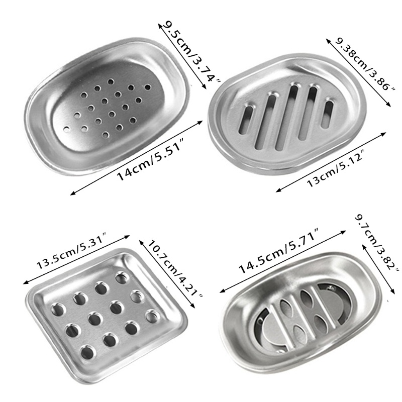 Giá Đỡ Xà Phòng Bằng Thép Không Gỉ Tiện Dụng Cho Phòng Tắm / Nhà Bếp