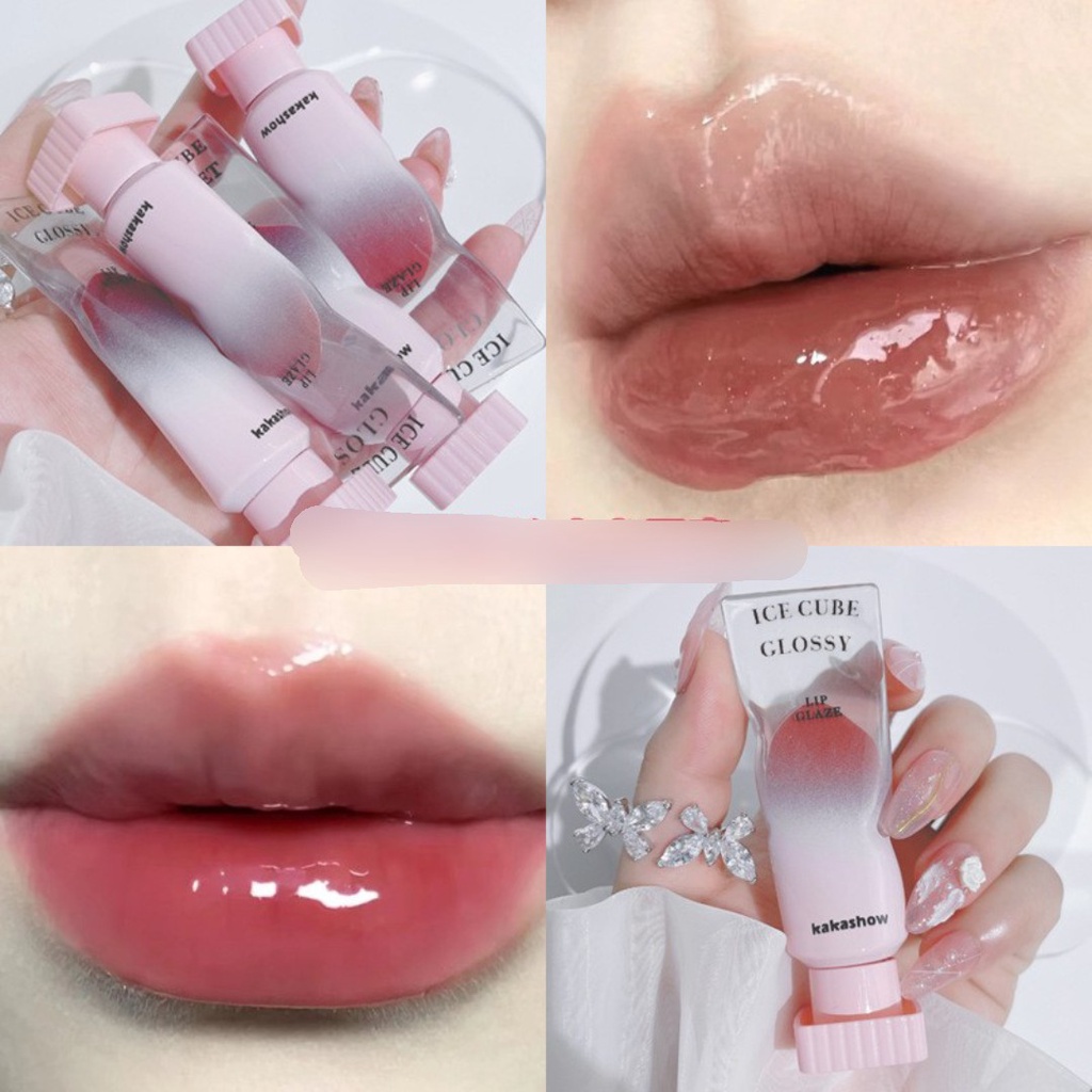 Son Bóng Kakashow Ice Cube Velvet Dưỡng Ẩm Lâu Trôi