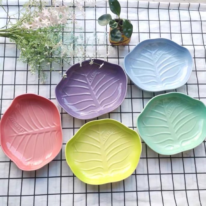 Đĩa bắp cải gốm sứ Le Creu China