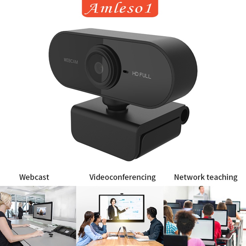 [AMLESO1] Smart Rotatable HD Webcam Desktop   Web Camera Cam Video Recording | BigBuy360 - bigbuy360.vn
