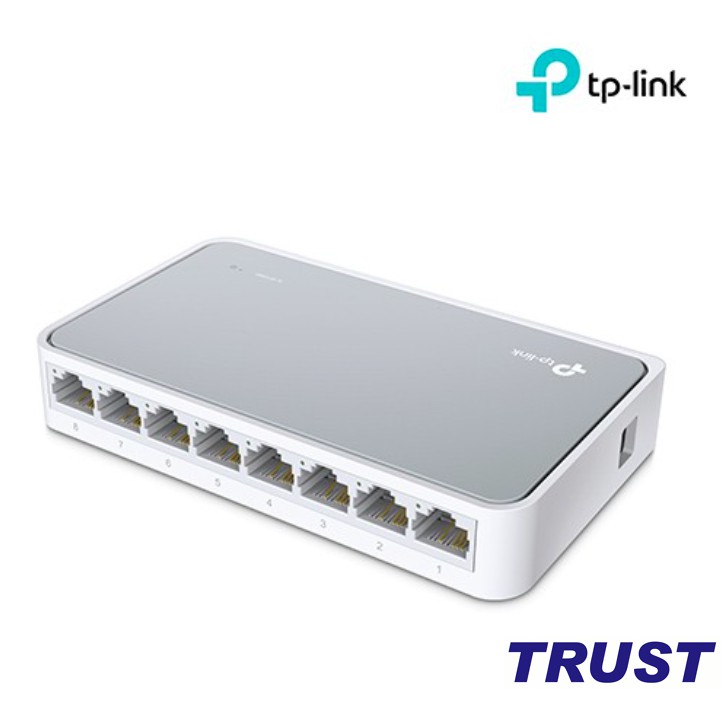 TP-Link 8 cổng 10/100 Mbps Bộ chia tín hiệu Kiểm soát lưu lượng -TL-SF1008D - Hàng Chính Hãng