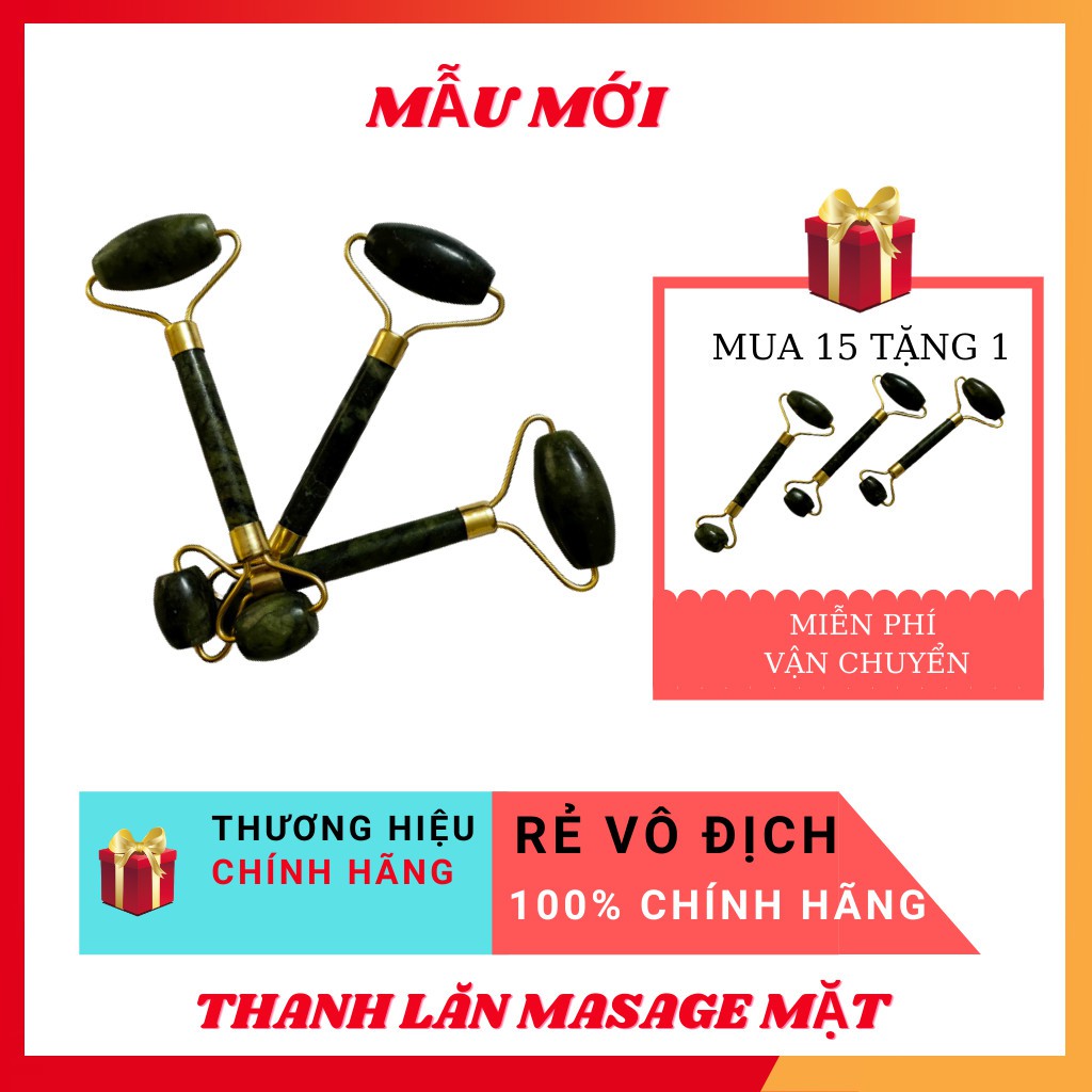 Thanh lăn đá Massage thạch anh  trẻ hóa làn da