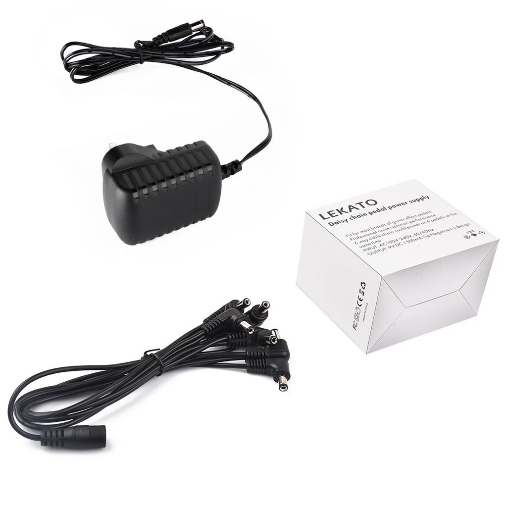 Dây Cáp Nguồn 6 Chiều 9V Dành Cho Đàn Guitar Điện Chuyên Dụng