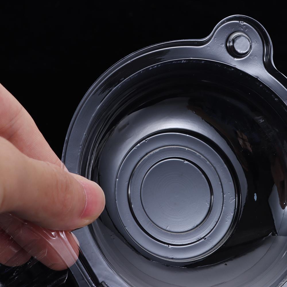 Bộ 50 Vỏ Nhựa Tròn Trong Suốt Dùng Một Lần Đựng Bánh Cupcake DIY