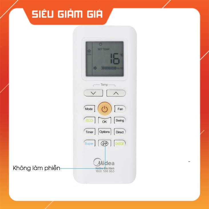 Điều khiển điều hoà Midea - Remote máy lạnh Midea loại đẹp - Giá tốt nhất