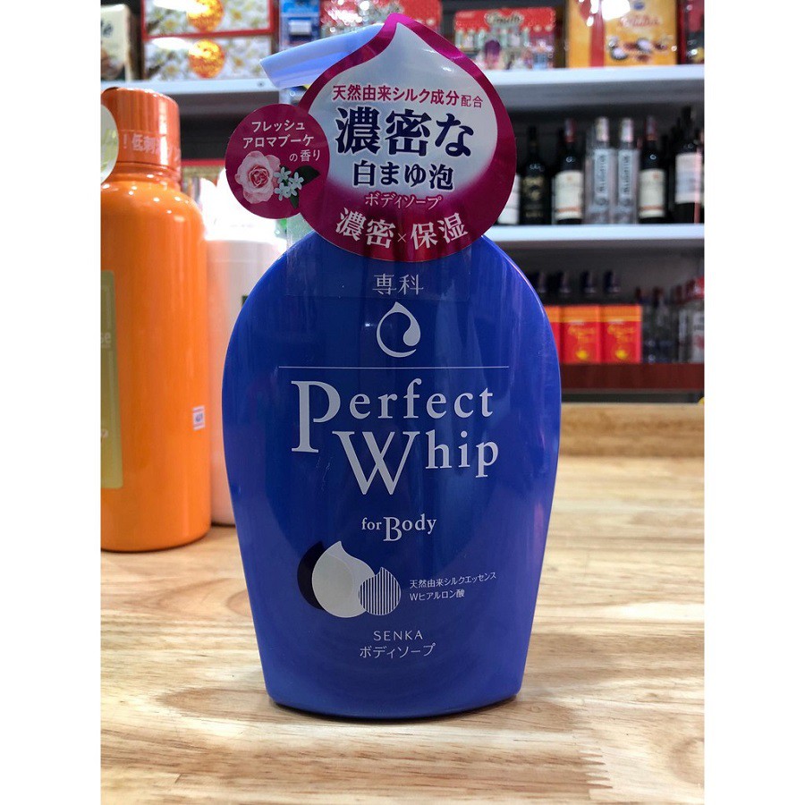 SỮA DƯƠNG THỂ SENKA PERFECT WHIP FOR BODY XANH 500ML (NHẬT BẢN)