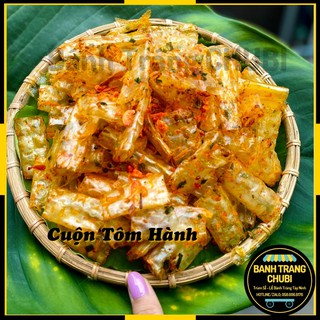 Bánh Tráng Cuộn Hành Tôm Trộn Loại 1 Siêu Ngon - Bánh Tráng Lá Hành Tôm - CHUBI