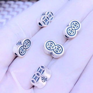Charm bạc kim tiền đôi