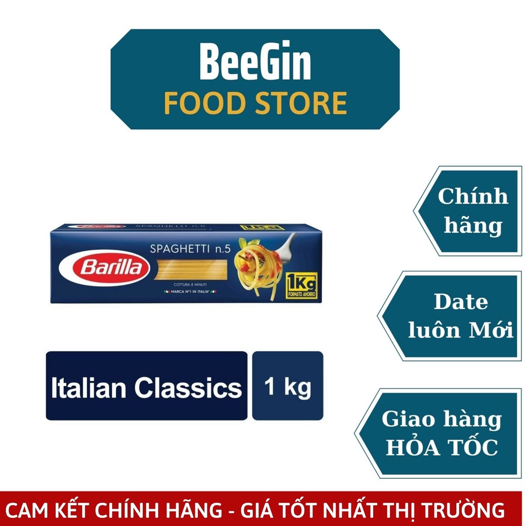 Mì ý Barilla hộp 1kg - M02-KG