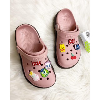 (sale 50%, tặng 8 sticker) Dép Sục Răng Cưa Thời Trang Tặng Kèm 8 Sticker