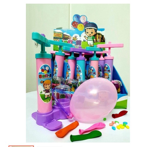 KẸO ĐỒ CHƠI BƠM BÓNG CHO BÉ/ ĐỒ CHƠI BƠM BONG BÓNG KÈM KẸO