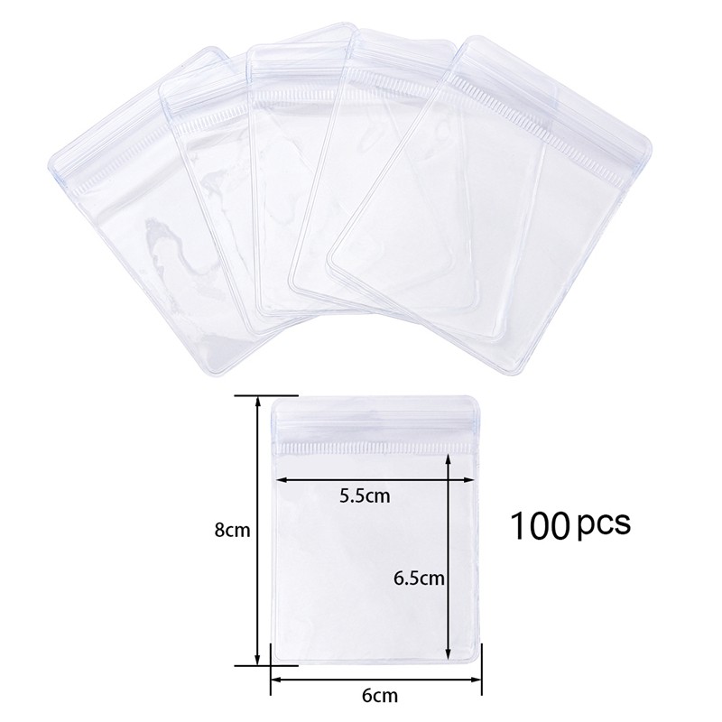 Túi nhựa PVC Beadia trong suốt dày dặn mềm mại đựng trang sức sử dụng tiện lợi