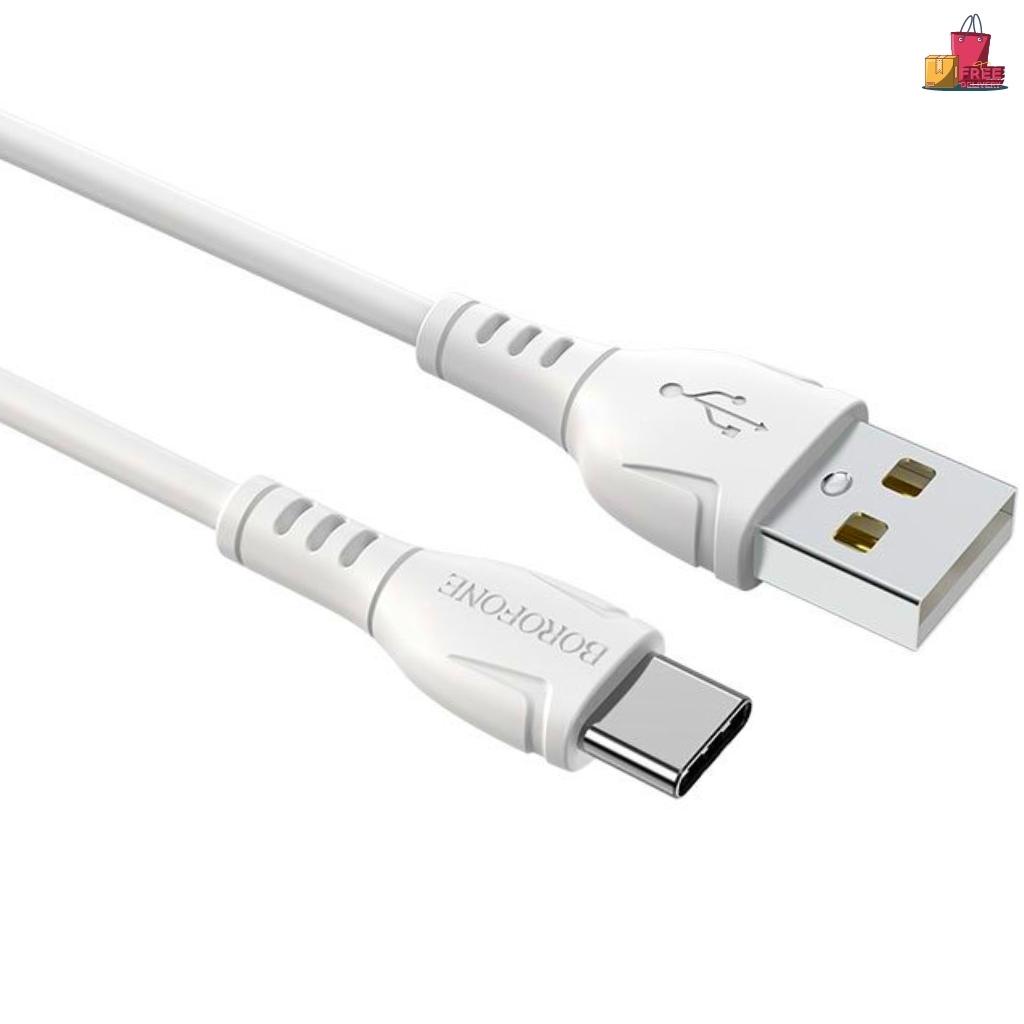 Dây sạc type c, Cáp sạc type c Borofone BX51 sạc nhanh 3A cho điện thoại androi, samsung, oppo, xiaomi..