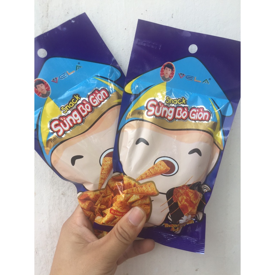 SNACK SỪNG BÒ GIÒN CAY