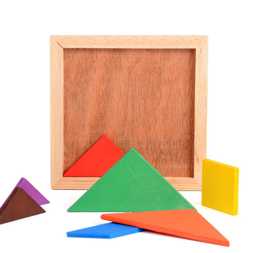 [Mã LIFETOYS1 giảm 30K đơn 99K] Đồ Chơi Xếp Hình Tangram HDY 7 Mảnh Giúp Phát Triển Trí Tuệ Cho Trẻ Em