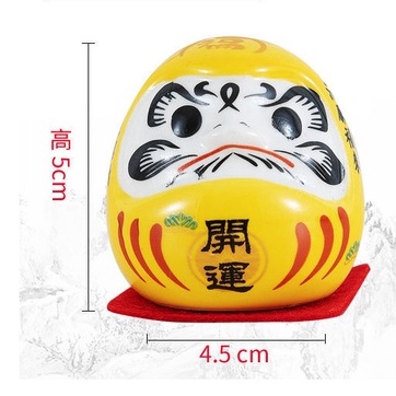 [Hàng sẵn] Tượng trang trí thần tài hình m.èo may mắn thu hút tài lộc loại to 5cm - Chất liệu từ gốm sứ cao cấp