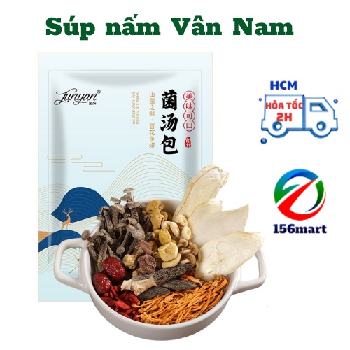 Súp nấm Vân Nam đủ màu sắc